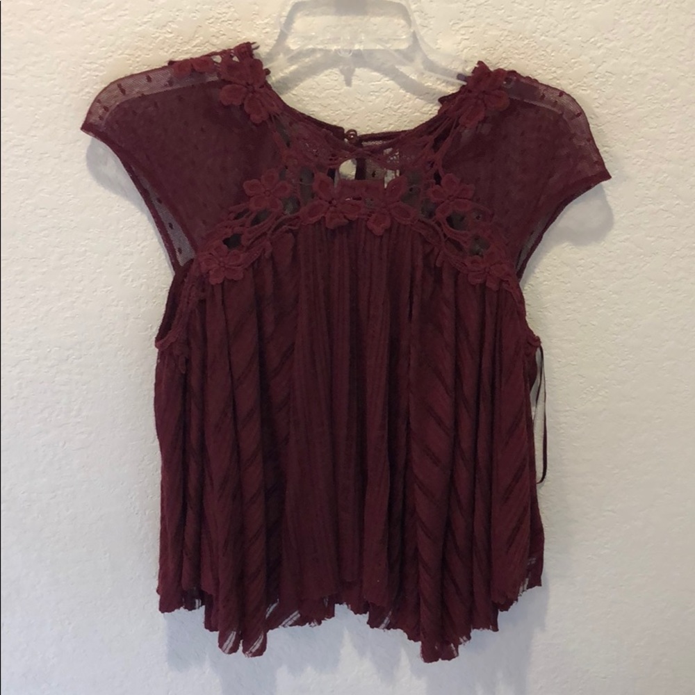 Free People XS Sheer Top